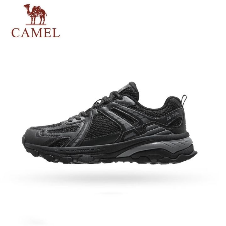 Camel outdoor women walking shoes mesh upper lightweight sports