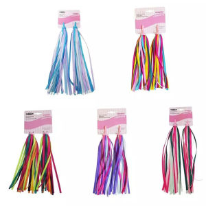 IUTRE Colorful Cycling Child Bike Tassel 30CM Bicycle Ribbon Bike Streamer Bicycle Handlebar Scooter Ribbon