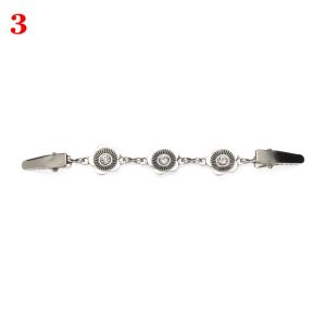 W0AGZ4J2 Trendy Winter Retro Flower Shirt Collar Rhinestone Duck Clip Clasps Cardigan Clip Shawl Brooch Sweater Blouse Pin