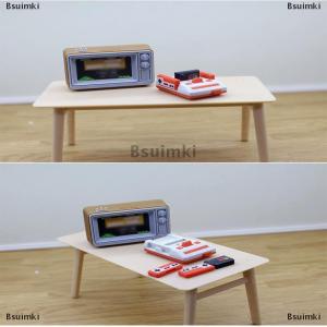 [COD] Bsuimki 1 Piece 1 12 Dollhouse mô phỏng thu nhỏ hoài cổ TV Trò chơi giao diện điều khiển mô hình phòng khách cảnh trang trí búp bê phụ kiện đồ chơi
