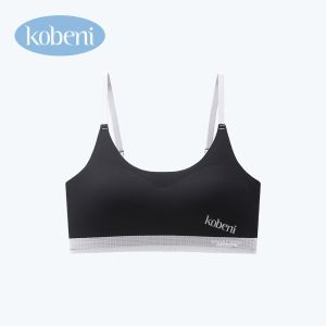 KOBENI เสื้อชั้นในเด็กผู้หญิง เสริมพัฒนาการ ชุดชั้นใน เสื้อชั้นในสายเดี่ยวสำหรับเด็ก มีฟองน้ำในตัว ผ้านุ่มเบา ใส่สบาย