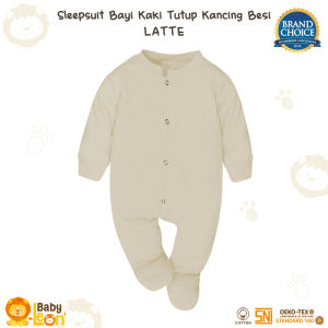 Sleepsuit Baby Jumper Bayi BABY LEON  COTTON JP-GY-052 Jumsuit Bayi Laki-Laki Jumsuit Bayi Perempuan
