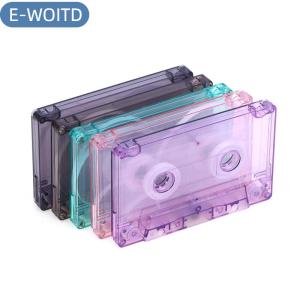 E-WOITD 1PC màu sắc mới trống Băng trường hợp âm thanh ghi âm Cassette vỏ rỗng Reel để Reel cassette (không có lõi bên trong và bên ngoài hộp)