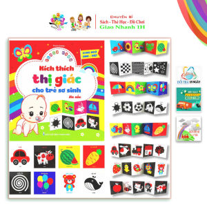 Flash Card Kích Thích Thị Giác phát triển trí não cho bé - Zic Zắc (4 Tấm)
