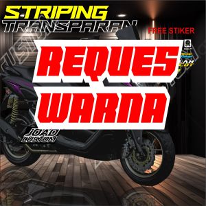 Stiker Decal Striping Transparan untuk Yamaha NMAX - Custom Desain Elegan