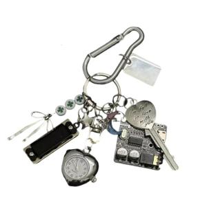 Guitar Pick Bag Pendant Bag Charm Pocket Watch Keyring Key Accessory Alloy Texture for Fashion Women and Girls Present