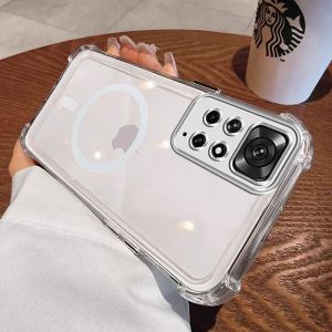 Case for redmi note 11 4g xiaomi redmi note 11s redmi note 11 pro 5g phone casing Softcase Silicone shockproof Cover new design aesthetic Gradient Magnetic Wireless SJSFBSWX01