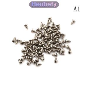 Heabety  100 chiếc vít M2 đường kính ren đầu tròn có rãnh chữ thập vít tự khoan