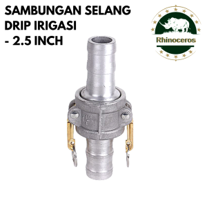 Sambungan Selang Drip Selang Irigasi Stainless 2 - 4 Inch