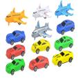 Trò chơi em bé mô hình các loại xe ô tô,máy bay giúp phát triền trí não,giúp trẻ tránh xa điện thoại- Bộ 12 sản phẩm. 