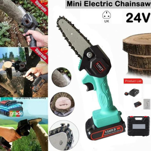 MUJI 388VF Cordless Chainsaw Electric Pruning Saw chargeable Battery Brushless Trimming Chainsaw With Solid Case FREE GIFT
