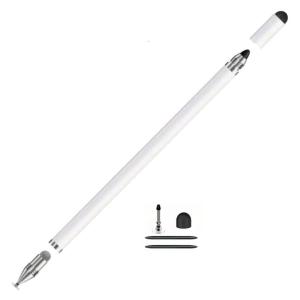 Universal Capacitive Styluses Pen 4 in 1 4Materials Tip for Smartphones Tablets Artists Professionals Students Travel Use