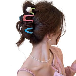 Acrylic Hair Accessories for Girls Secure Ponytail Claw Slip Proof Design Comfortable Wear for School and Parties