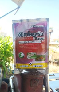 อิมิดาโคลพริด 100กรัม (ไก่เกษตร) ป้องกันกำจัดเพลี้ย มวนลำไย แมลงสิง แมลงหล่า หนอนชอนใบส้ม มอดชนิดต่างๆ