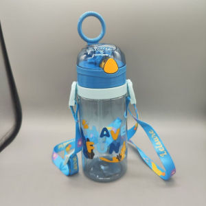 NEW BOTOL MINUM 600 ML BOTOL AIR BEKAL ANAK SEKOLAH & REKREASI DENGAN TALI PANJANG TULISAN HAVE FUN