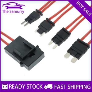 Samurry ✨Hot Sale✨ 32V 25A 16AWG Automobile Fuse Holder Extension Wire Current Collector Harness Fuse Adapter For Electronic Device