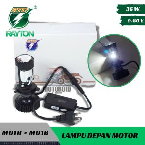 LAMPU DENGAN KIPAS RTD M01B-H4 LED MINI PROJECTOR RAYTON WITH FAN TYPE M01H-H4 BIG PROJECTOR
