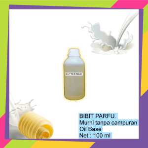 Bibit Parfum Murni Aroma Butter Milk Kemasan 100ml Harga Grosir