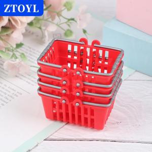 [COD] ZTOYL ช้อปปิ้งของเล่นเด็กมินิซูเปอร์มาร์เก็ตช้อปปิ้งมือตะกร้ารุ่นตุ๊กตาบ้าน