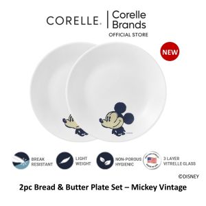 CORELLE x DISNEY Mickey Vintage & Donald Duck Dinnerware Set