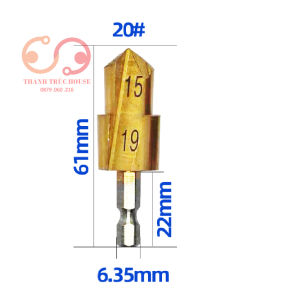 Bộ 3 mũi khoan khoét ống nhựa PPR chuyên sửa ống nhựa bị hỏng khoan nong ống nhựa chuôi lục giác phi 20-25-32mm [ FREESHIP ]
