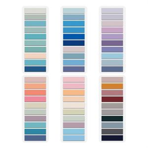 I2H67 Office Supplies Morandi Sticky Notes Planner Stickers Index Tabs Self Adhesive Page Markers Paper Memo Pad Stickers Index Flags Tabs