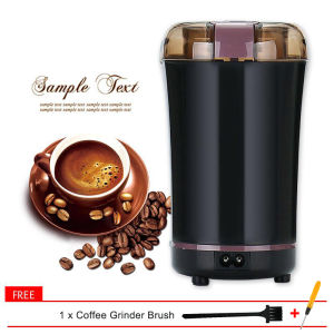 Grinding Beans Grain Mill Crusher Super Fine Grinding Machine Household Small Mill Beans Spices Dry Mill Electric Coffee Grinder(Free Plug)