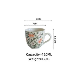 OMK Japanese Style Hand-painted Teacups 120ML Ceramic Mug Coffee Cup