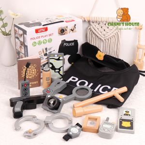 ĐỒ CHƠI MÔ PHỎNG DỤNG CỤ CỨU HỎA CẢNH SÁT HẢI TẶC BẰNG GỖ UMU