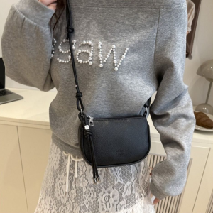 RIN9353 Exquisite Womens Shoulder Bag PU Leather Small Commuting Bag Fashion Solid Color Crossbody Bag Girls