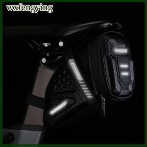wxfengying Thời trang không thấm nước xe đạp yên Túi xe đạp đường yên Túi phản quang sọc Xe đạp công cụ chủ Túi MTB phụ kiện công cụ