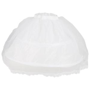 Petticoat Crinoline with Multi Layers Kids Flower Girl Underskirt Slip Performance Petticoat Kids with Hoops