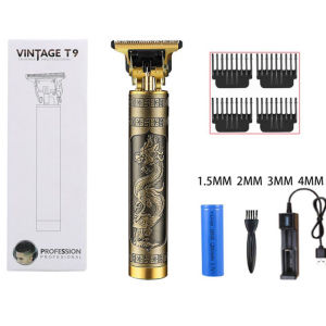 Wireless Electric Hair Clipper Vintage T9 Professional Hair trimmer Beard Trimmer With Battery Rechargeable 理发器