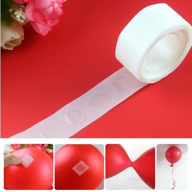 D183 Balloon Glue Dots Adhesive Point Tape Sticker｜Party Balloon Arch Ceiling Wall Decorations ...