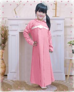 COD☑️Pakaian Gamis Anak/Rosilia Kids/Elena Kids/ Baju Muslim Anak/Gamis Anak Terbaru/Good quality