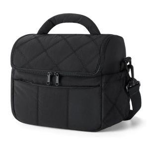 SKJK Reusable Lunch Bag Nylon Leakproof Insulated Lunch Box Durable Multi-functional Tote Bag Women