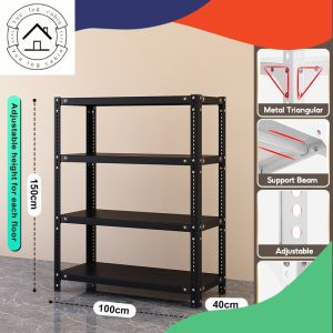 SNB【Load 500KG】 Heavy Duty Shelf Rack Metal Rack Adjustable Height Steel Rack Boltless Rack Storage Rack StanteOrganizer