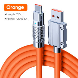 GIMIOU 6A USB Type C Cable 120W SuperCharge Data Cord Quick Charge 4.0 QC 3.0 USB C Fast Charging Original Liquid Silicone Wire for Xiaomi Samsung Oppo Vivo Android Cellphones