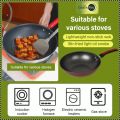 Titanium Pots and Pans Easy to Wipe Clean Frying Pan Easy to Operate Easy to Clean Non-sticky. 