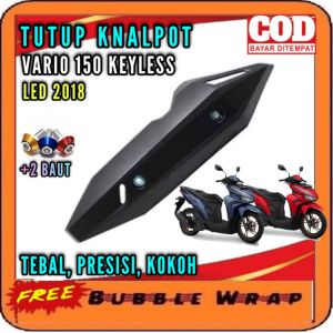 Cover tutup knalpot ALL NEW Vario 150 / 125 KEYLESS Tameng pelindung knal kenalpot VARIO All new 2018 2019 2020 2021 2022 2023 Up