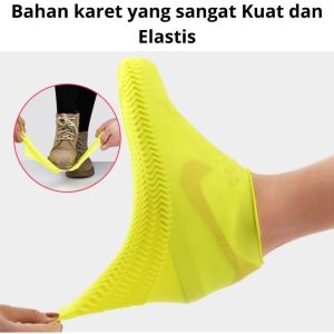 NEW STYLE Jas Hujan Sepatu Cover Anti LAir Cover Sepatu Waterproof Anti Licin Karet Bergerigi Anti Slip / Jas Hujan Sepatu anti air / mantel sepatu / jas hujan buat sepatu / cover sepatu anti hujan / pelindung sepatu hujan DMO AT06
