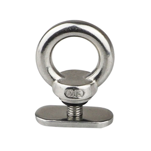 Stainless Steel Sliding Track Locking Eye Bolt Track Mount Tie Down Eyelet Marine Hardware For Ship Cargo Fastening