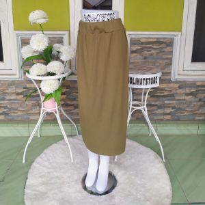 Rok Span Rajut Pendek 7/8 Size Jumbo BB hingga 80KG