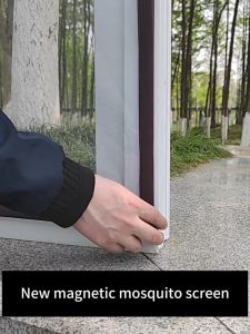 NEW Upgraded Magnetic Screen Windows Mosquito Net Invisible Mesh Air Tulle Anti Insect Fly Curtains Removable Washable