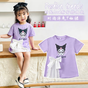 Twinkle Margie Dress Anak Perempuan Motif 4 Karakter Lucu Pita Depan Import Terbaru