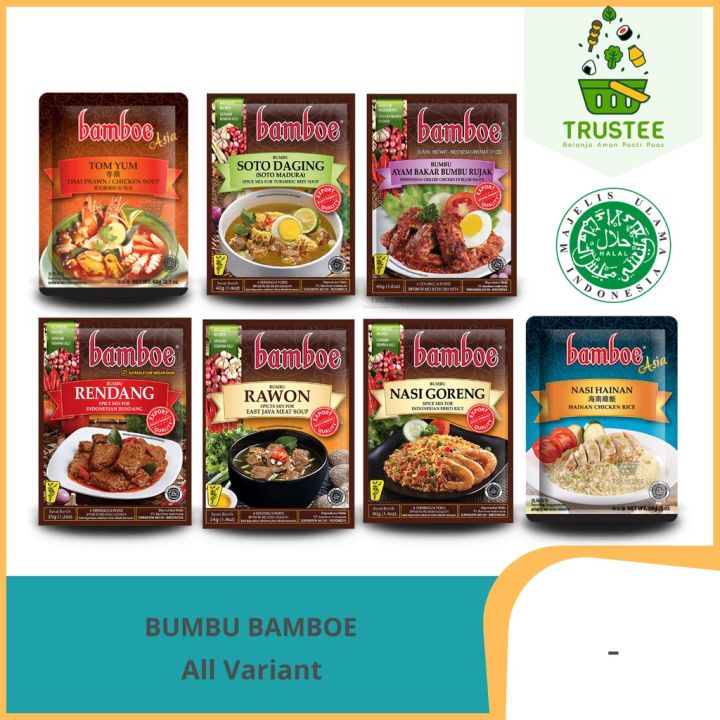 Bamboe Bumbu Masak Racik Instan - Masakan Rasa Indonesia & Asia Bamboe Dapur