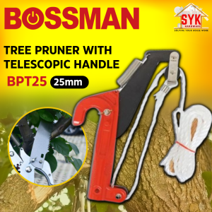 SYK Bossman BTP-25 25mm High Branch Shears Saw Tree Pruner Telescopic Handle Gardening Tools Fruit Tree Cutter Picker