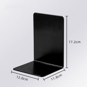 GHRDU L-shaped Desk Bookends INS Durable Book Support Rack  Organizer Simple Book Stand Bookshelf