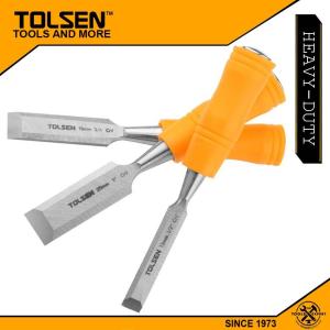Tolsen 3Pcs Wood Chisel Set (1/2"-3/4"-1") 25380