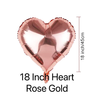 18inches Aluminum Foil Balloon Valentines Heart Shape Wedding Birthday Party Decoration Needs